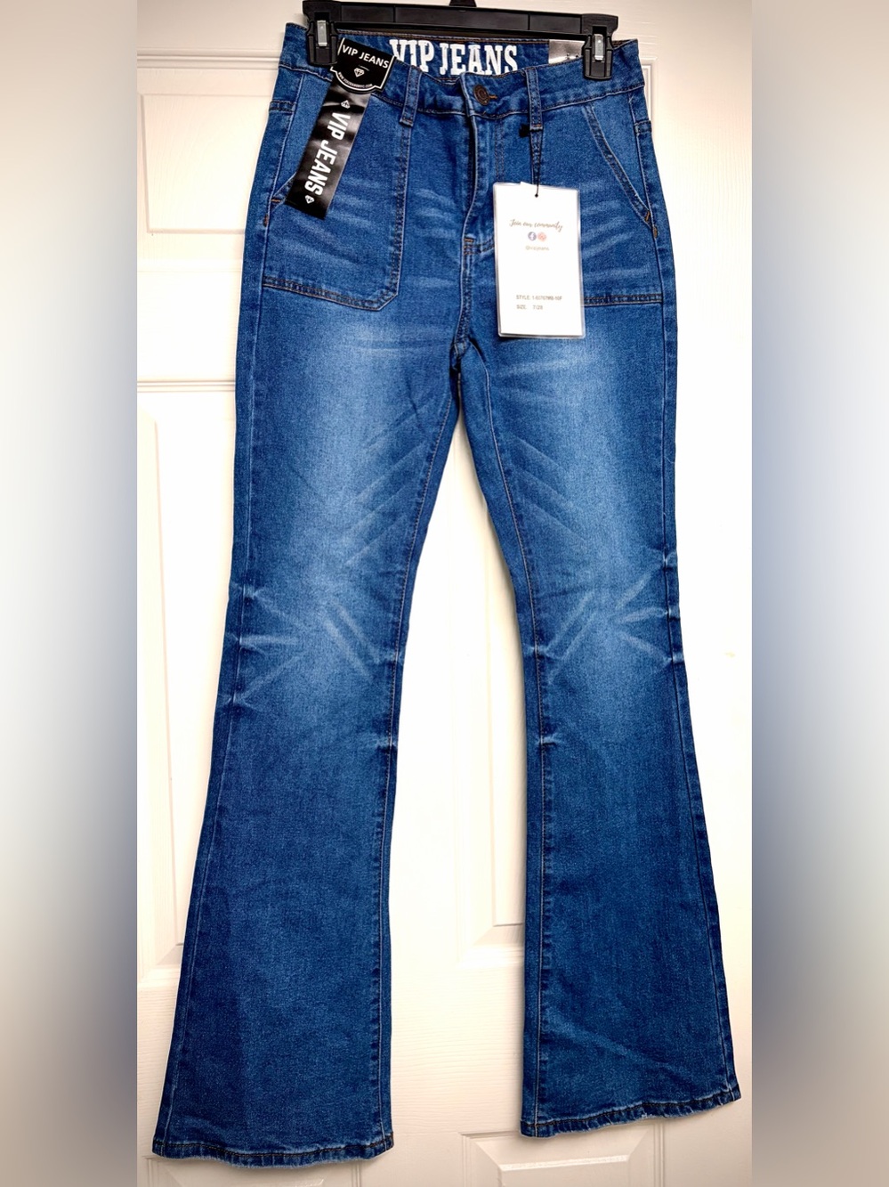VIP Medium Blue Flare Jeans